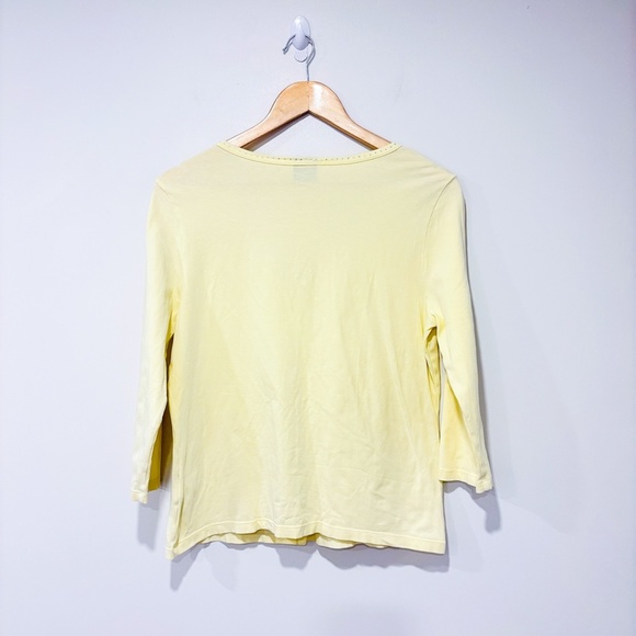 TRIBAL Pale yellow cardigan with rhinestones - Picture 8 of 8